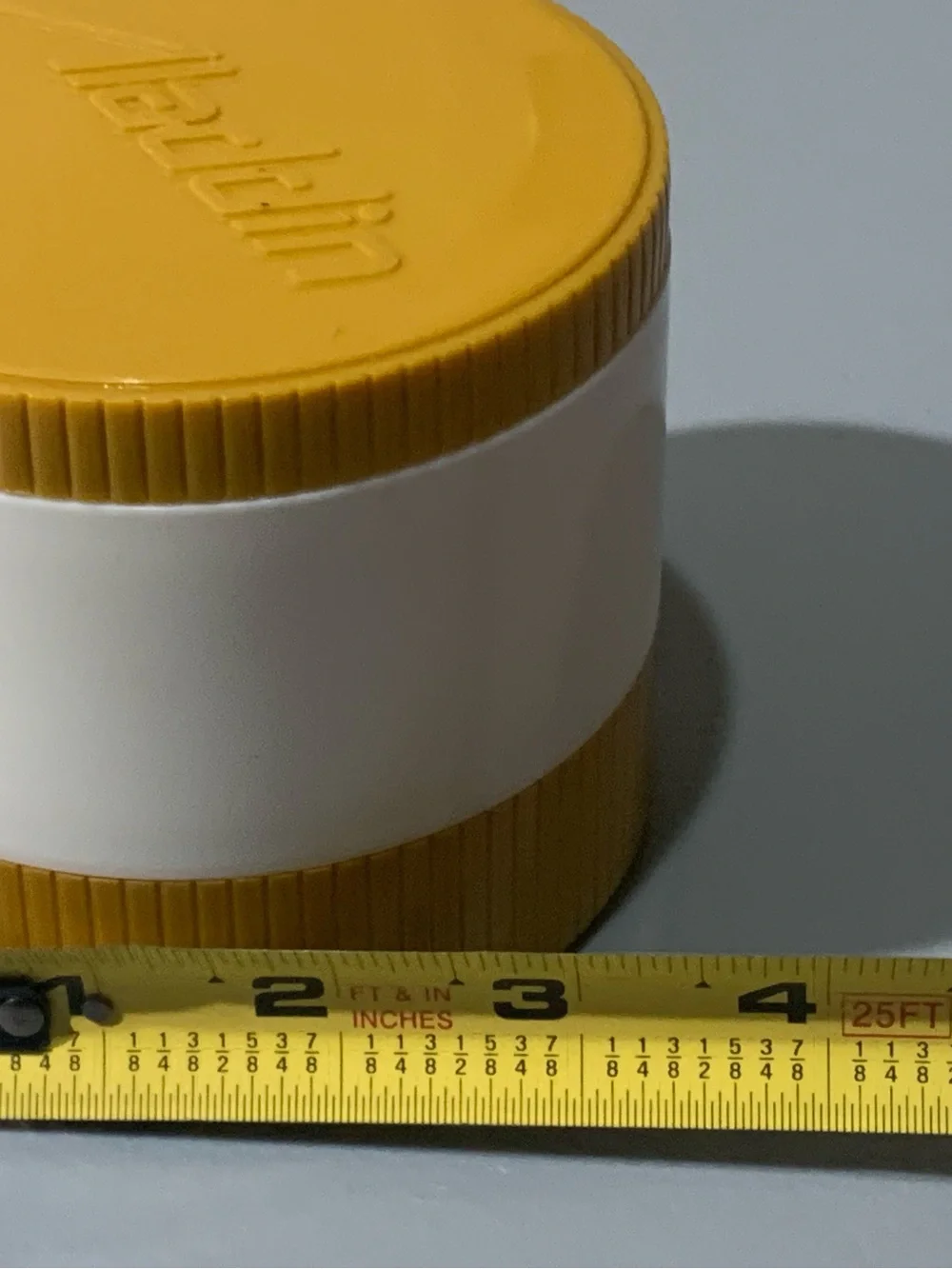 Aladdin Yellow & White Insulated Food Thermos